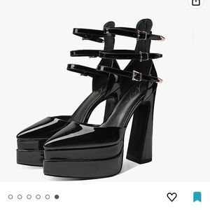 Pointy toe platform heals